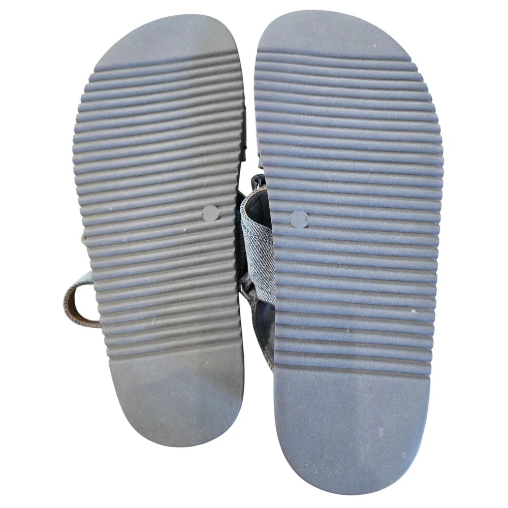 Steve Madden Mona Sandals Womens 8.5 Denim Platform